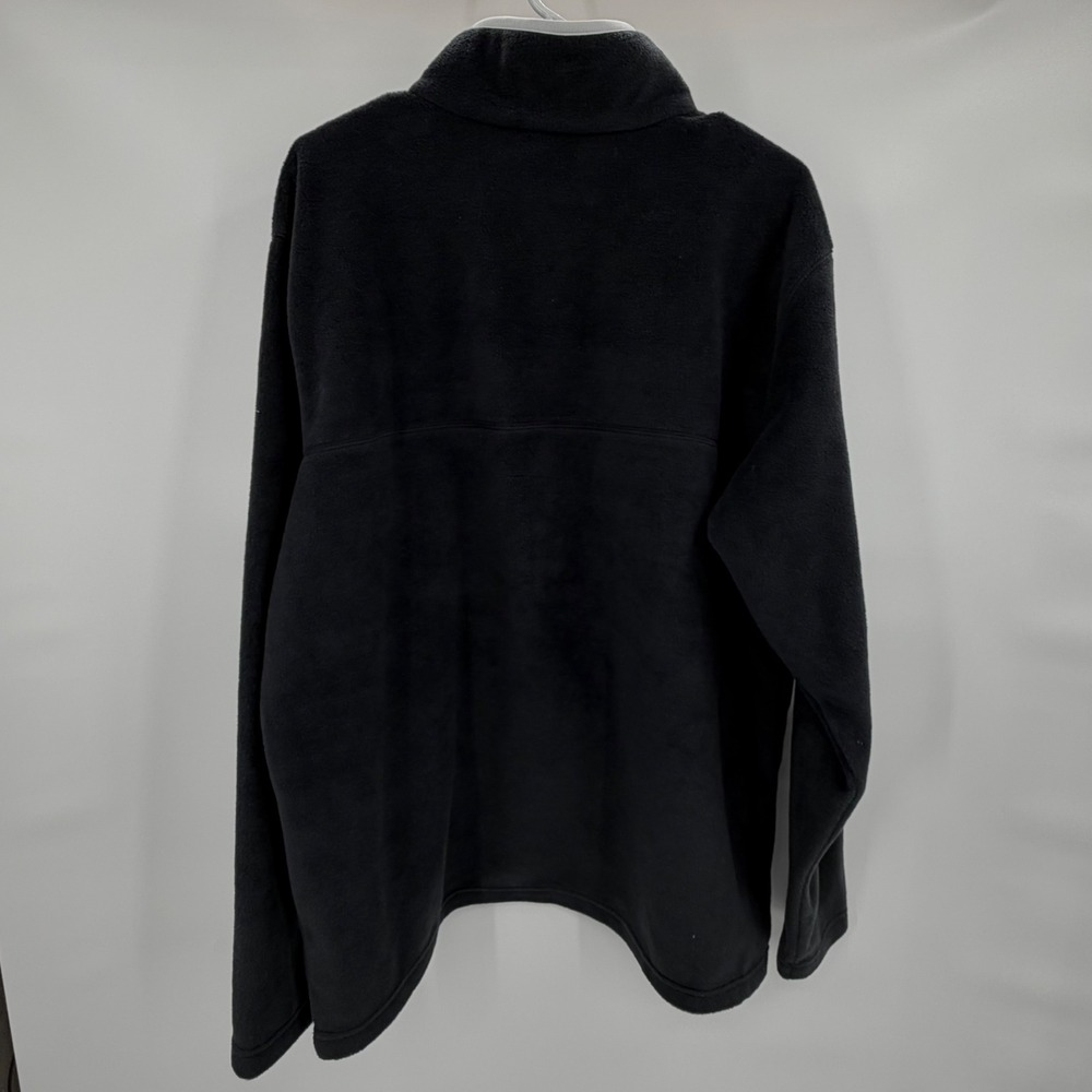 Columbia Fleece Pullover Mens XL Black Minnesota United FC MNUFC Snap Neck - Picture 3 of 6